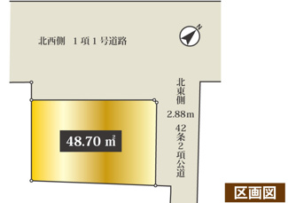 【間取り】 | 新宿区若葉3丁目　新築戸建て | 角地　陽当たり良好の立地