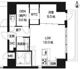 La CASA上汐の間取り