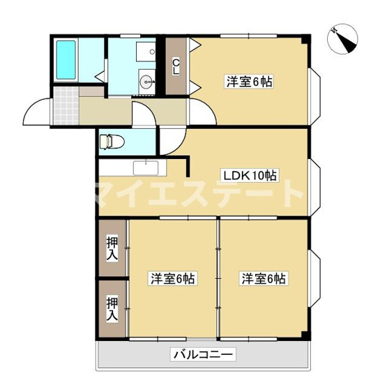 【間取り】 | サン・ワインズマンション