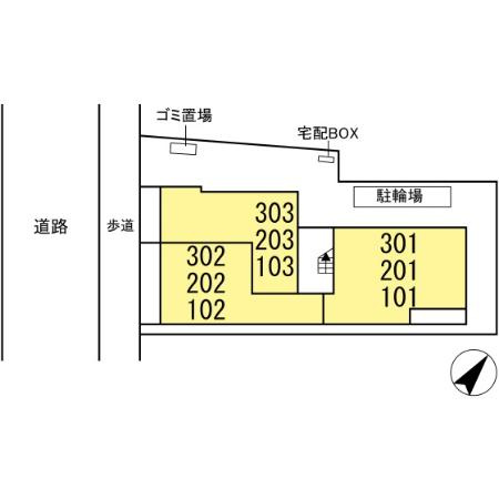 メゾン フレールの区画図