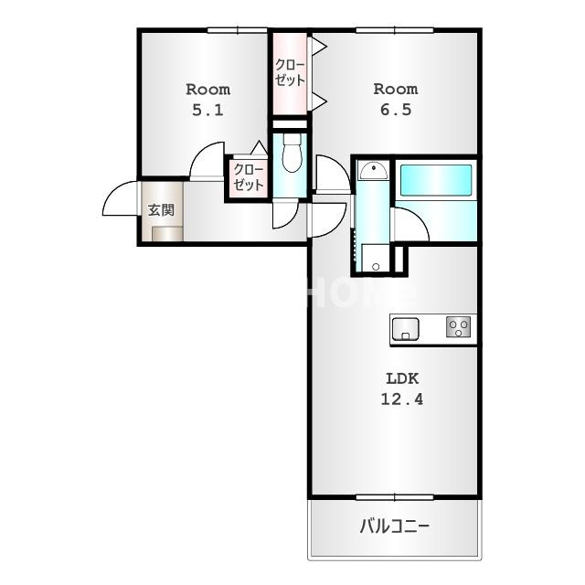 La Maison天川原町一丁目　A棟の間取り|当社、チルホームのHPもご覧ください(^^)/物件情報多数♪