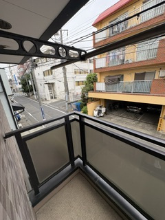 フジミビルのバルコニー