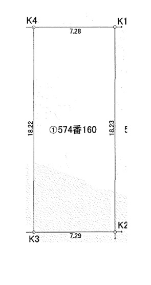 【土地図】 | 加古川市別府町新野辺　土地 | 約40.18坪です。