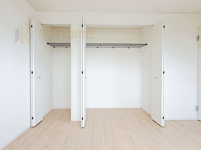 筑西市二木成第2　新築戸建て　1号棟の収納|2階は全居室収納スペースを設置！充分な容量で居住空間もスッキリ♪