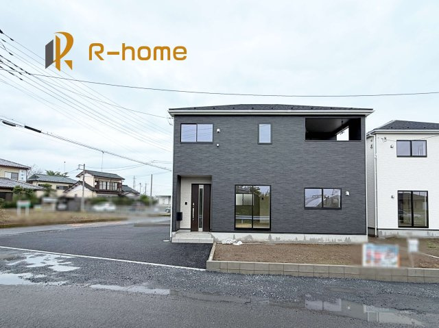 筑西市二木成第2　新築戸建て　2号棟の外観|ご予約を頂ければ、『平日』はもちろん『早朝』や『夜間』もご見学可能です♪お気軽にお申し付けください♪