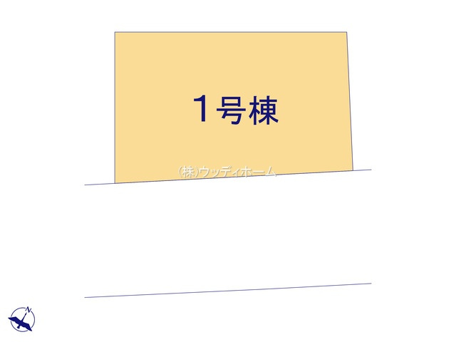 越谷市大沢2丁目　新築一戸建ての区画図