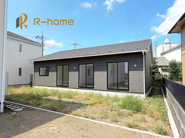 筑西市二木成第2　新築戸建て　4号棟の外観|建物完成いたしました！ご予約で『平日』や『夕方』などでもご見学可能です！