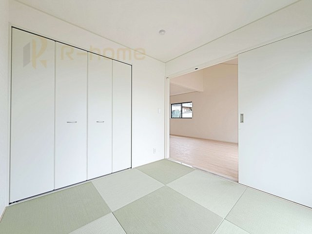 筑西市二木成第2　新築戸建て　4号棟の和室|フローリングより衝撃が少ない和室は、ご両親のお部屋やキッズスペース、客間としても活用頂けます。