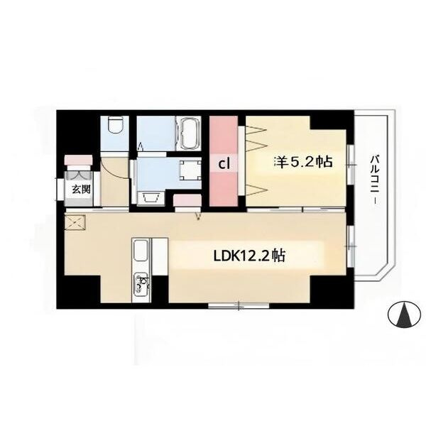 THE RESIDENCE SHINSAKAEの間取り