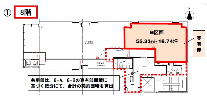 BRAVI北浜の区画図
