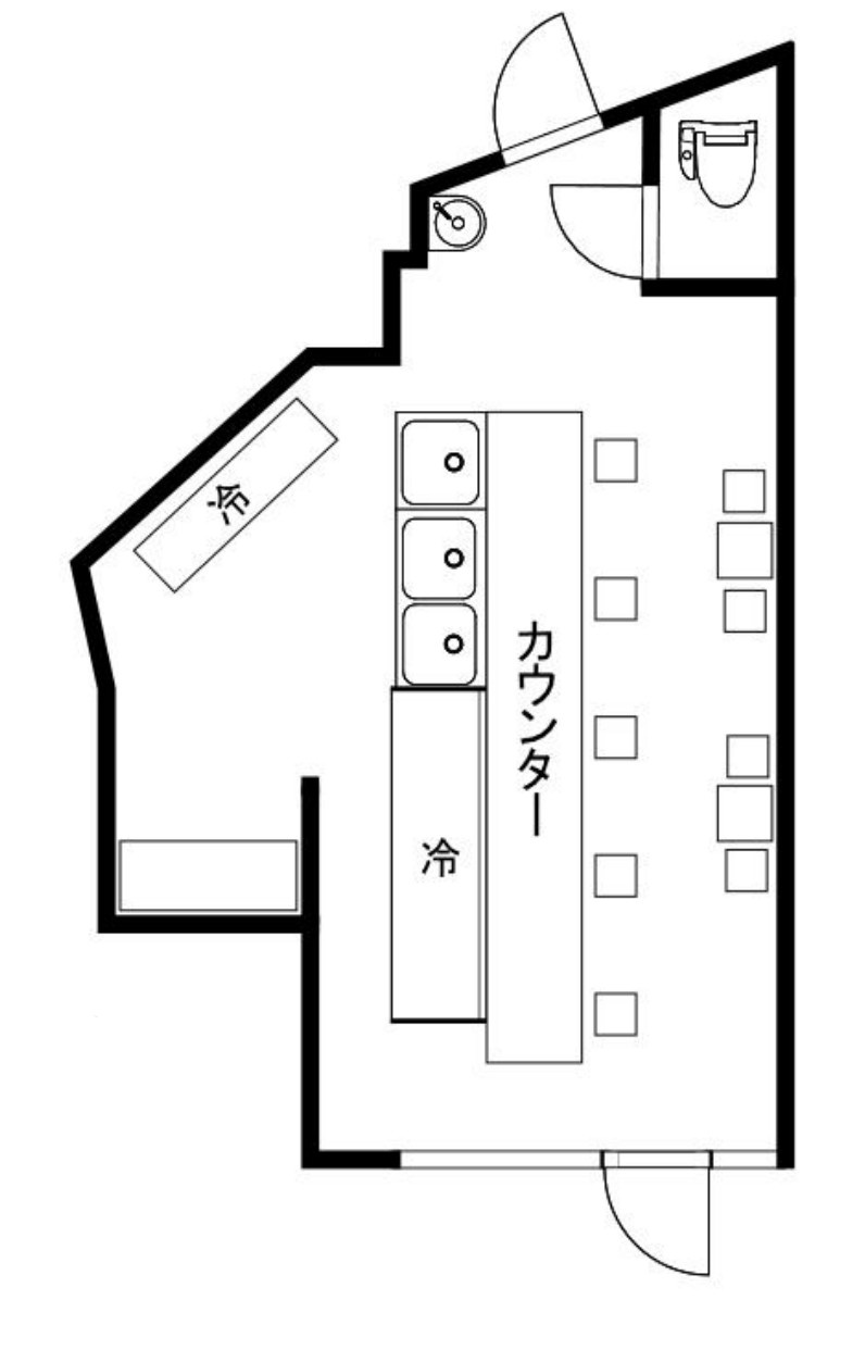 サカグチビルⅠ の間取り