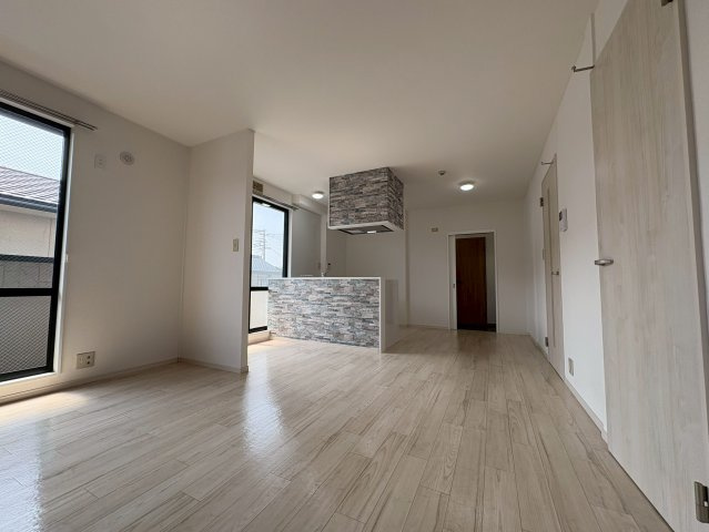 ツインコート弐番館の居間・リビング|おしゃれなリビングです