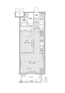 【間取り】 | グランシャルール武蔵境