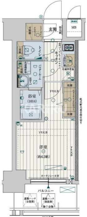 ファーストフィオーレ京橋ブレイニーの間取り