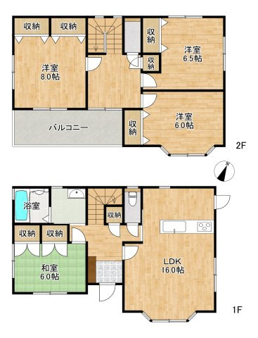 【一条工務店施工の高断熱の家】高野原3丁目の間取り