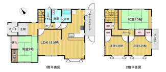 【間取り】 | 野洲市西河原　中古戸建