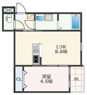フォレスト渡鹿の間取り