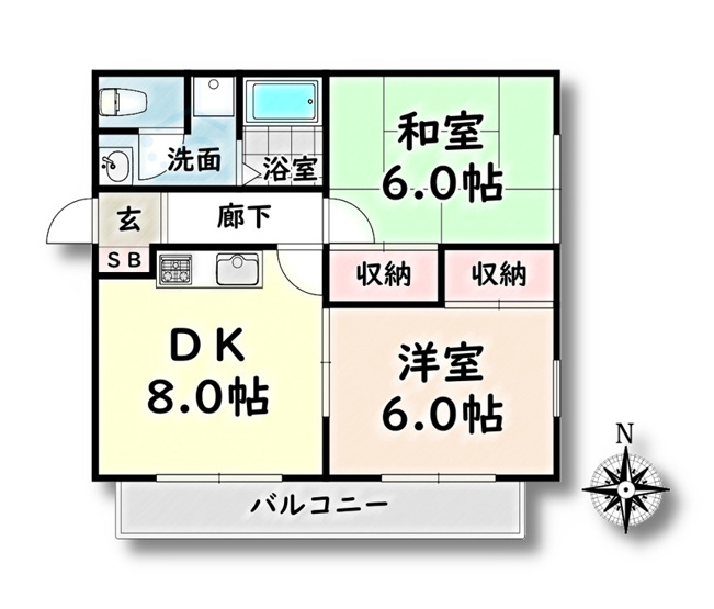 【間取り】 | ブロードⅢ【名古屋市賃貸・都市ガス】