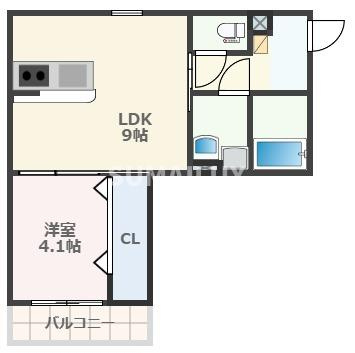 フォレスト渡鹿の間取り