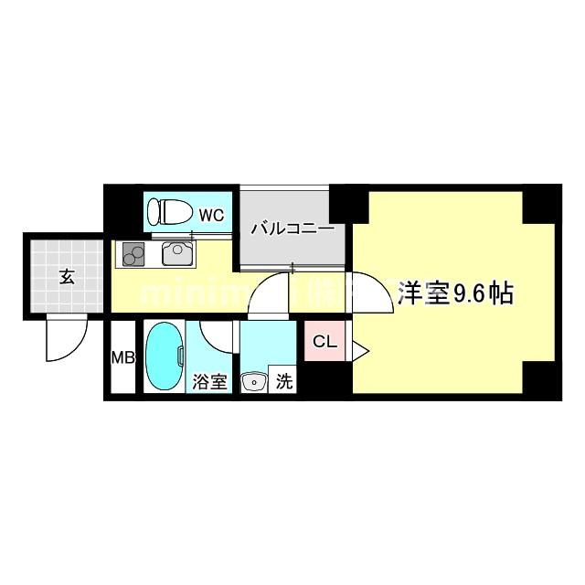 グリュックメゾン福島の間取り