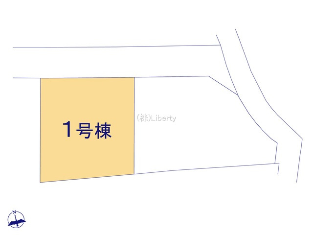 日立市東多賀町３期　新築戸建　1号棟の区画図
