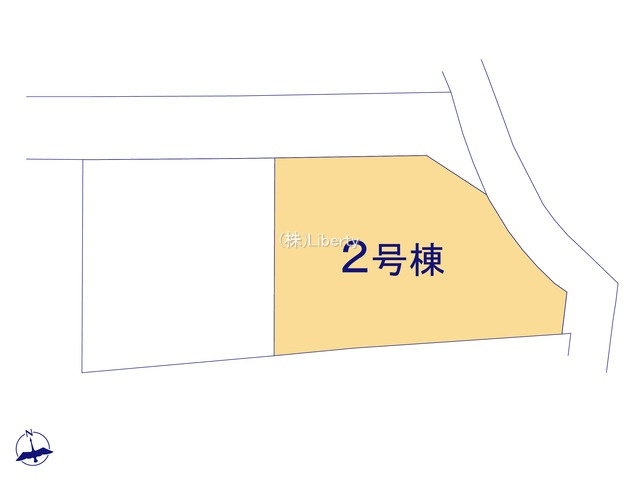 日立市東多賀町３期　新築戸建　2号棟の区画図