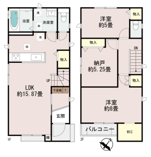 ハートフルタウンうるま市江洲　D号棟の間取り|間取り