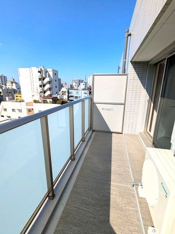 GRANSITE蔵前のバルコニー|9F、ワイドバルコニー