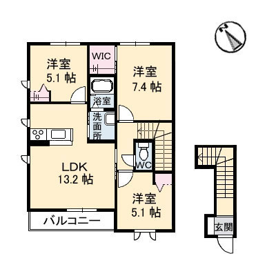 グランマストシエロ Ⅰ棟の間取り