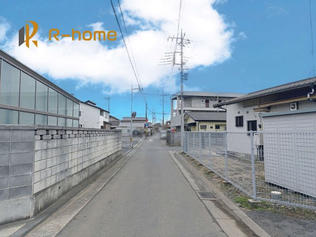 水戸市渡里町4期　新築戸建て　1号棟の前面道路含む現地写真|周辺環境も併せて案内致します♪
ぜひ現地へお越しください♪