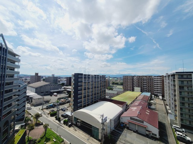 JGMベリテュード箱崎公園セカンドステージの展望|〇バルコニーからは気持ちの良い眺望が広がります。