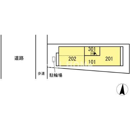 Maisond'Erableの区画図|当社、チルホームのHPもご覧ください(^^)/物件情報多数♪