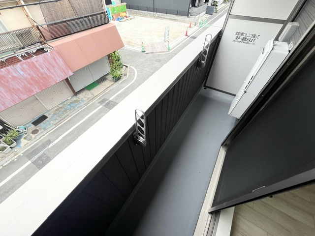 フジパレス北野田Ⅵ番館のバルコニー