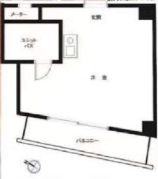 アサヒパレス早稲田　1R・オーナーチェンジの間取り