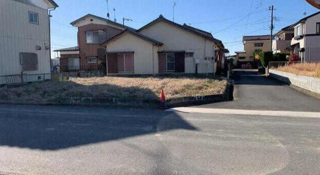 【前面道路含む現地写真】 | つくばみらい市山谷　売地　107坪 | 建築条件はありません！お好きなハウスメーカーで建築できます☆