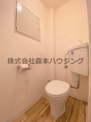 【トイレ】 | 　松栄畷ハイツ | 落ち着いたトイレです