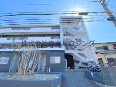 【外観】 | 　松栄畷ハイツ | 外観は落ち着いています