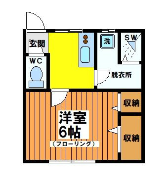 【間取り】 | 東田荘B棟