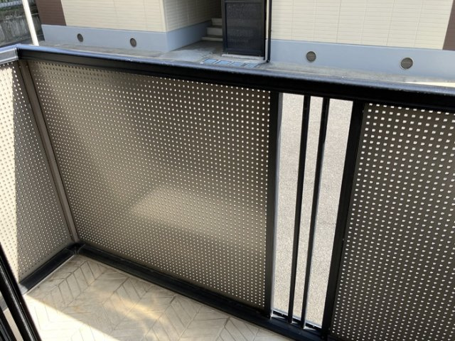 ハウジング島田　A棟のバルコニー