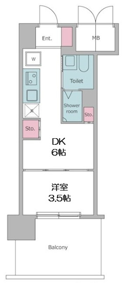 【間取り】 | J.GRAN Court京町堀