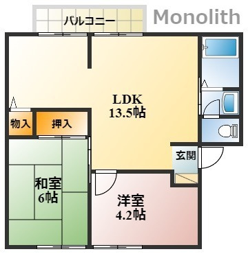 ウインディアコスモスの間取り