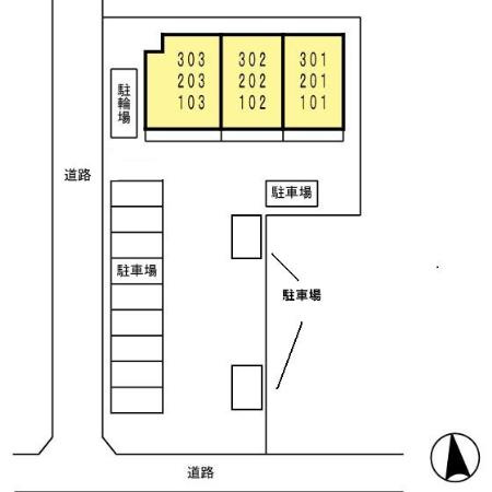 ネオステージの区画図