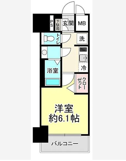 【間取り】 | ファステート大正駅前トロフィ