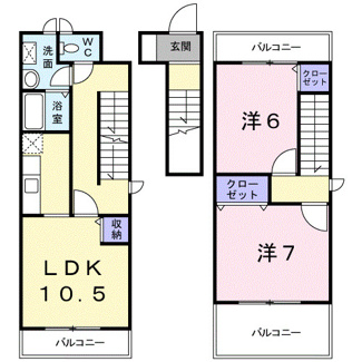 【間取り】 | アプリカード広貴Ｂ