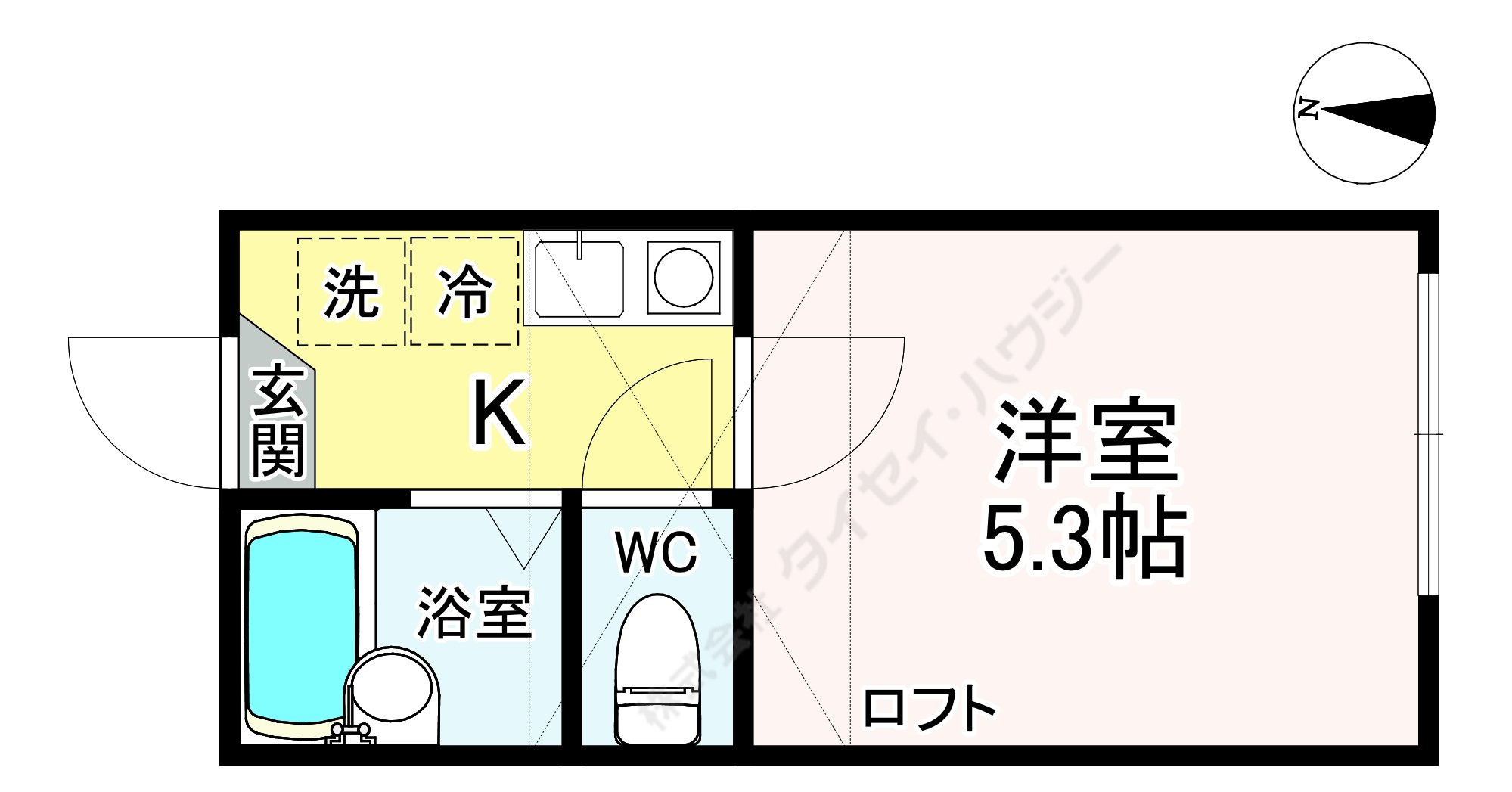 Ｓｈｉｍｏｉｇｕｓａ　ＤＥＮの間取り