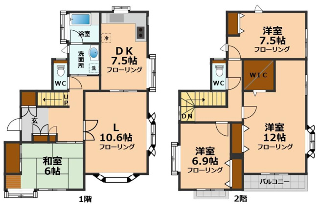 【間取り】 | 賃貸テラスハウス