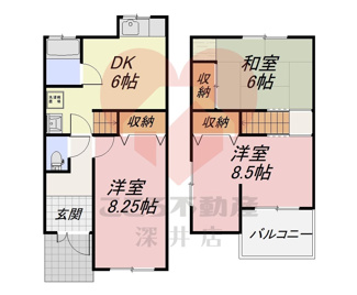 【間取り】 | 岸和田市磯上町2丁目戸建