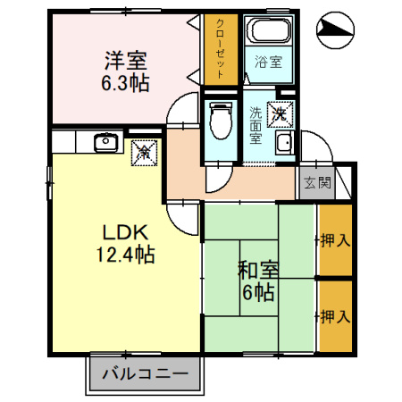 【間取り】 | カサブランカⅠ