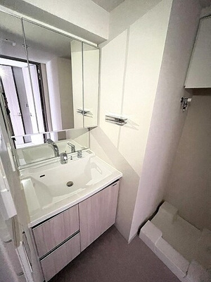 【洗面所】 | プレサンスロジェ天王寺真田山公園 | 洗面化粧台