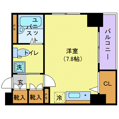 ドルチェ銀座東壱番館の間取り